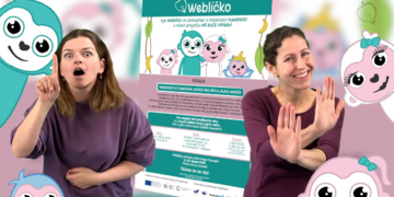 Workshop Weblíčka ke Dni dětí ve znakovém jazyce